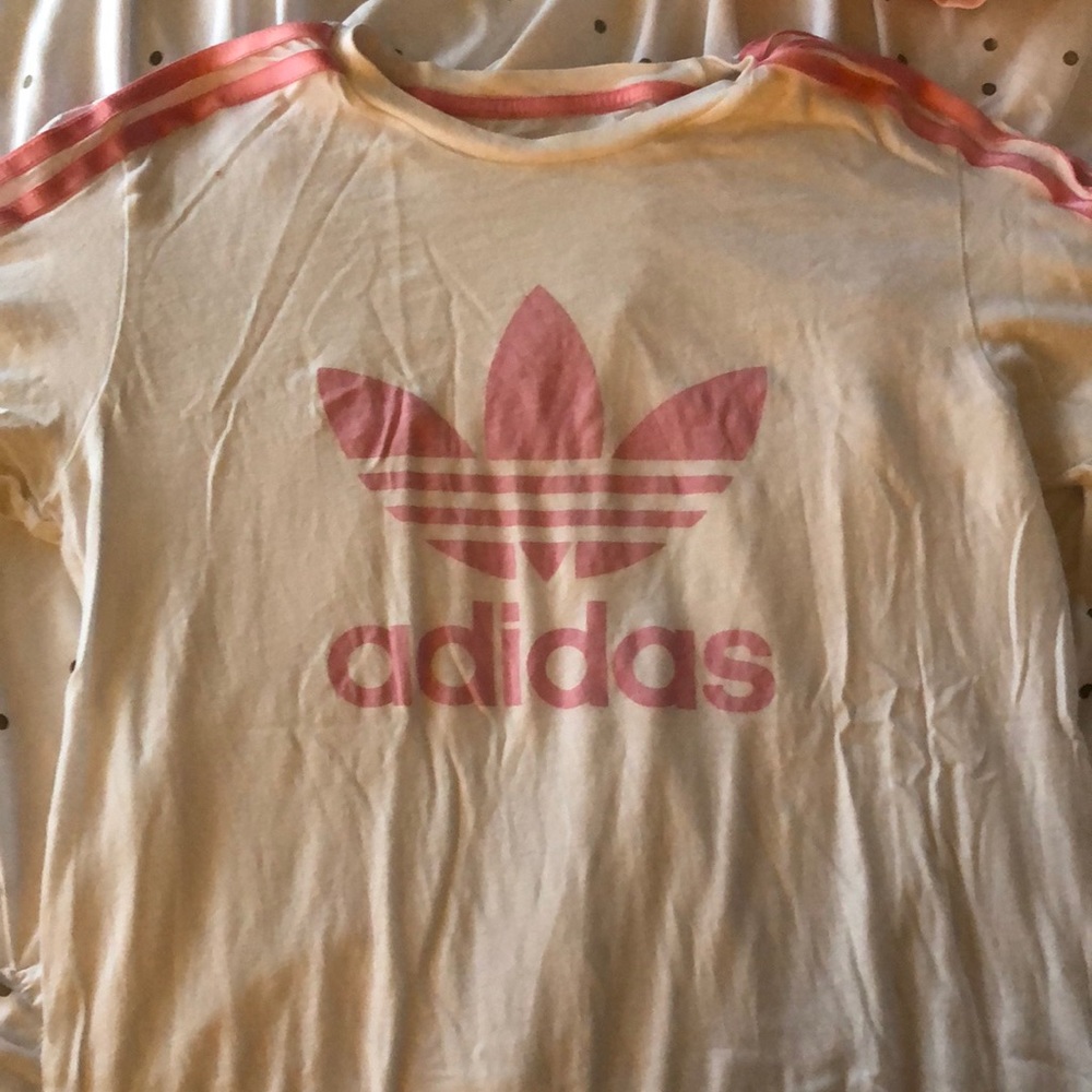 pink adidas shirt